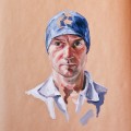 Mirko – oil on paper – 50x70cm – 2012 – 2 of 10 portraits for an installation