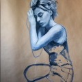 Alice - oil on paper - 70x100cm - 2012